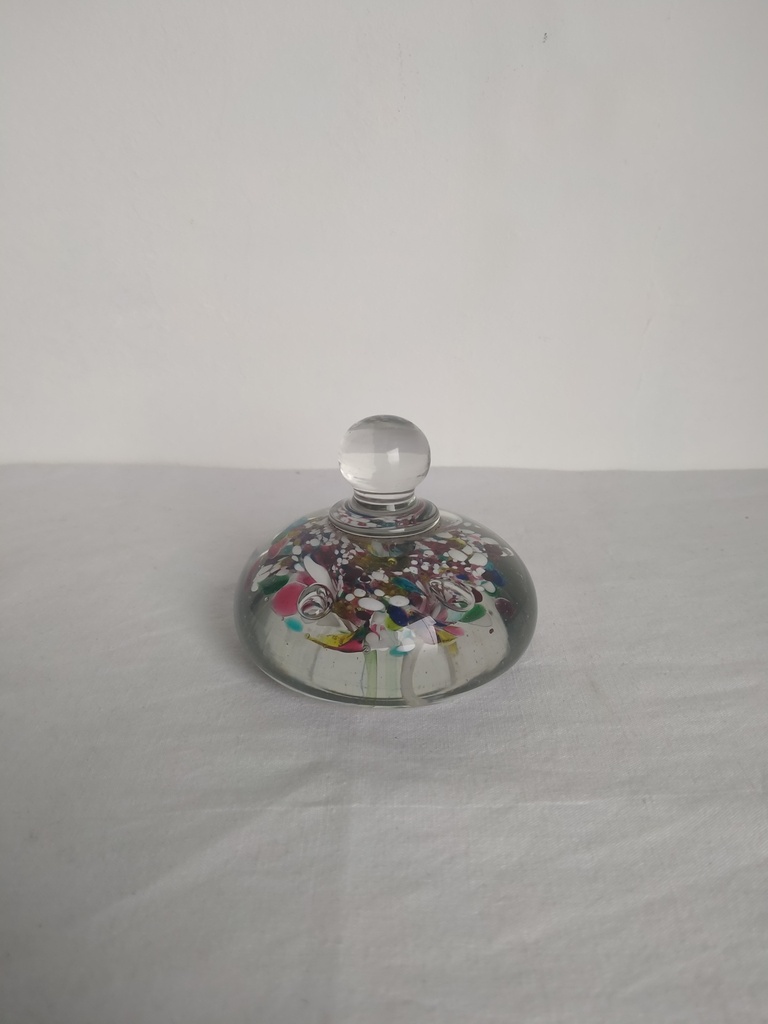 Presse papier - sulfure multicolore Clichy