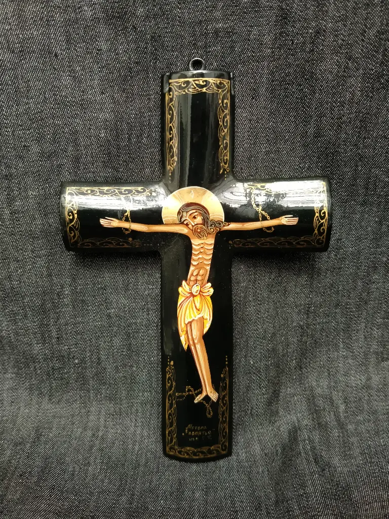 Croix miniature Icône russe 