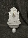 Fontaine murale en fonte émaillée