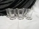 Série de 6 verres à eau Art Déco 