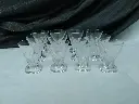 Série de 12 verres à liqueur ou alcool Art Déco 