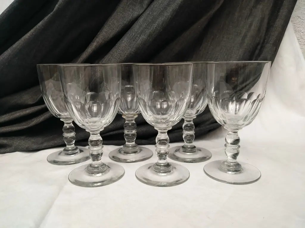 Série de 6 verres à eau 