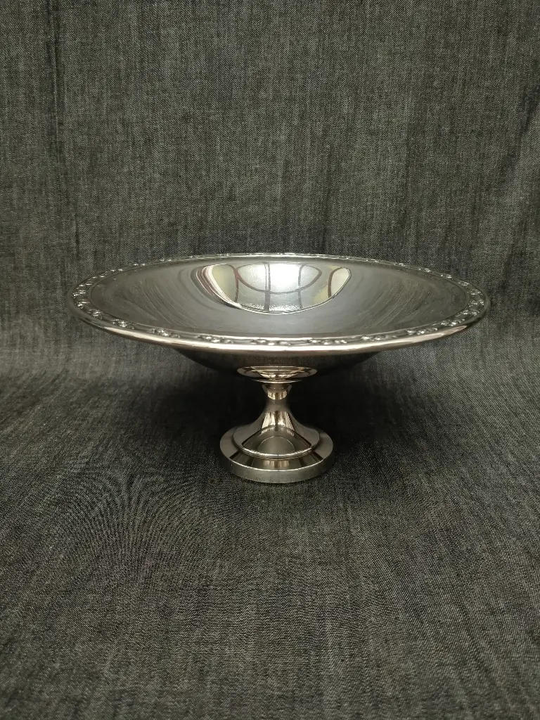 Coupe à fruit ou compotier en métal argenté Oneida USA