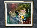 Peinture signée René Berthet n°16 
