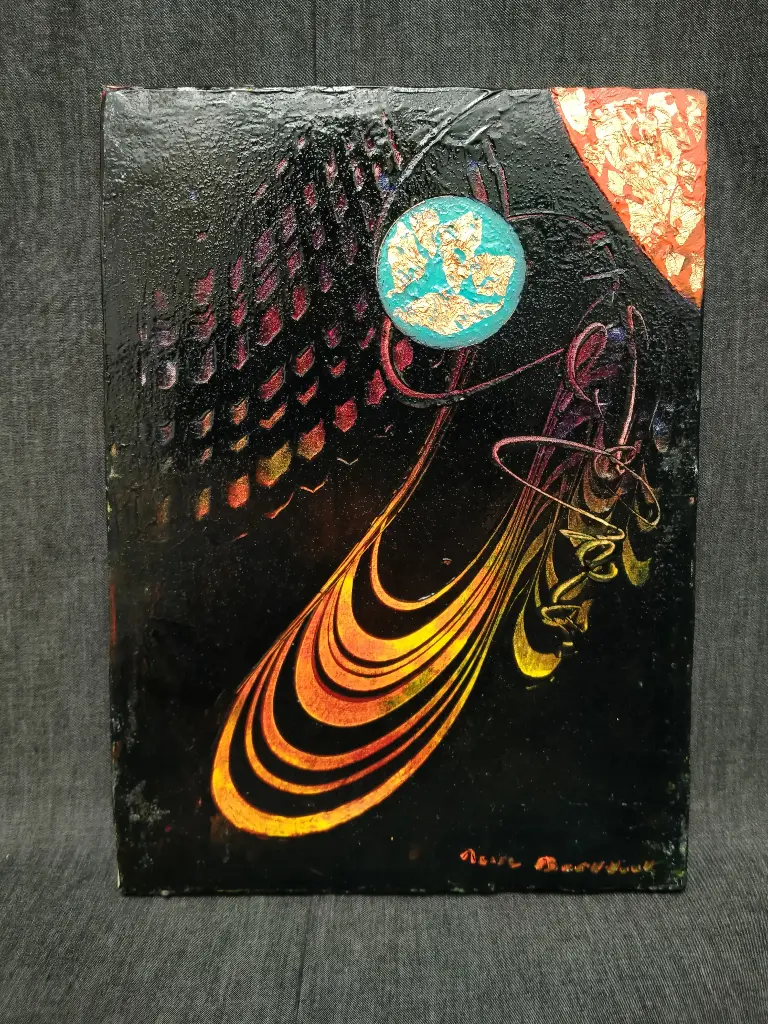 Peinture signée René Berthet n°199