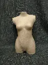 Buste de femme en papier mâché