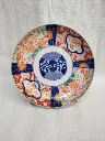 Assiette en porcelaine Imari japonaise XIXe siècle décor d'oiseaux