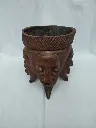 Mortier en bois massif Art Africain 