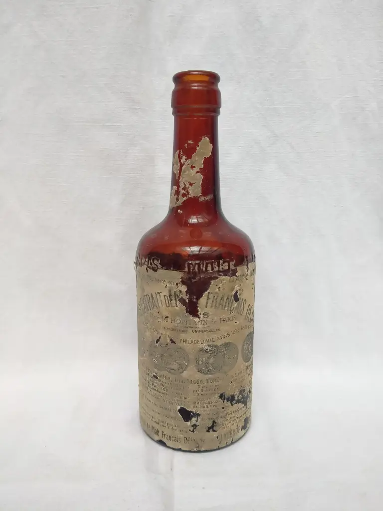 Bouteille Seul véritable extrait de Malt français Déjardin circa 1900