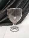 Ancien grand verre de mariage XIXe siècle