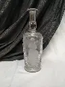 Carafe 4 bustes de femme en verre dépoli verrerie Legras 
