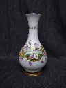 Vase en porcelaine de Paris à décor main de fleurs 