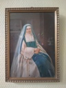 Miniature portrait de la bienheureuse Émilie d'Oultremont (1818-1878), en religion Mère Marie de Jésus 