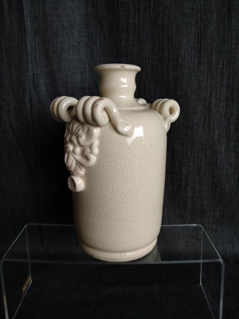 Vase Art Déco en céramique italienne craquelée Leona Lavorato a Mano 