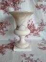 Vase médicis en marbre blanc 