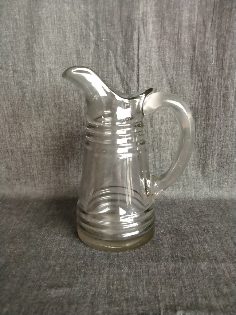 Pichet à cidre en verre fin XVIIIe siècle
