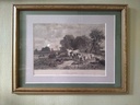 Gravure Retour à la ferme, musée du Louvre, Troyon Constant et Gustave Greux