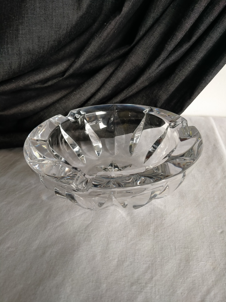 Cendrier en cristal de Sèvres 