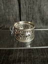 Rond de serviette en argent massif anglais, argent sterling 