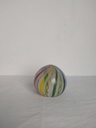 Sulfure Murano multicolore et filigrané