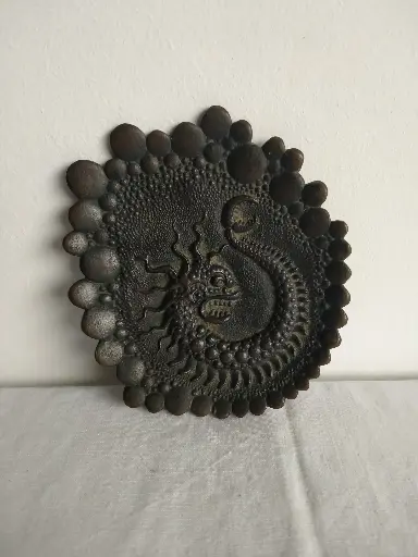 [A141] Vide poche en bronze à décor de dragon 