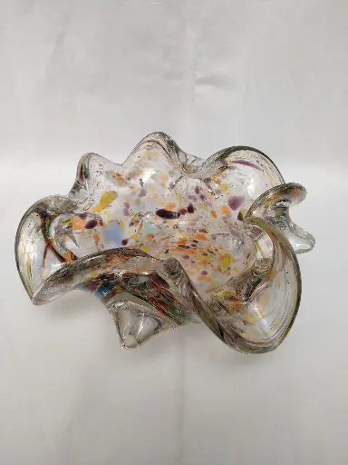 [26018] Coupe en cristal de Murano multicolore 
