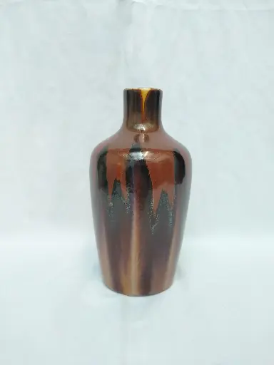 [A015] Vase bouteille en faïence d'Orchies