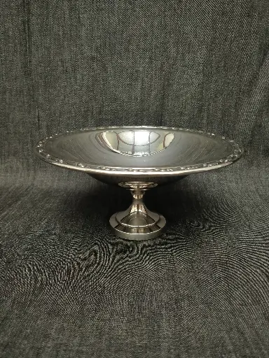 [26024/3] Coupe à fruit ou compotier en métal argenté Oneida USA