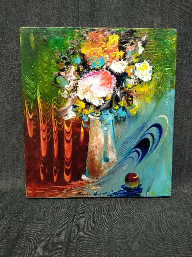 [26051/2] Peinture signée René Berthet n°529