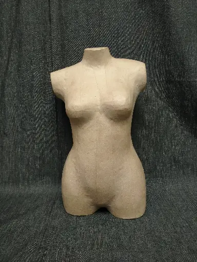 [26052] Buste de femme en papier mâché
