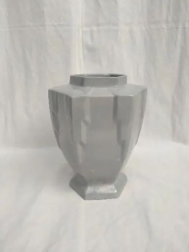 [26073] Vase Art Déco en faïence Moulin-des-Loups Saint-Amand /Orchies