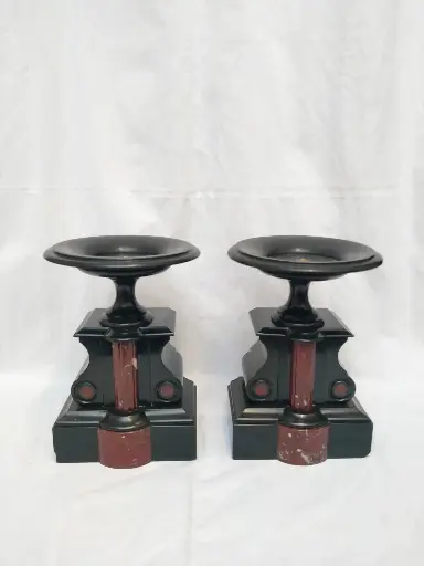 [26041] Paire de coupes en marbre XIXe siècle