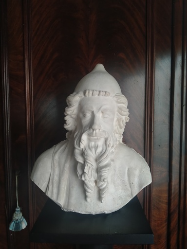 [A066/1] Plâtre d'atelier original signé B. Kinot représentant un Doge de Venise