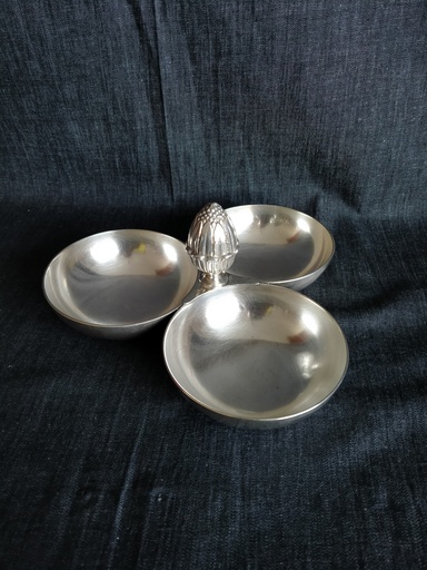 [25006] Mendiant en métal argenté Christofle pour Gallia