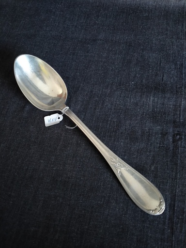 [A121] Cuillère à ragout en métal argenté Ercuis Laurier  