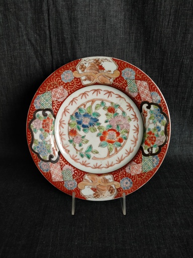 [24080/2] Assiette imari japonaise Arita XIXe siècle