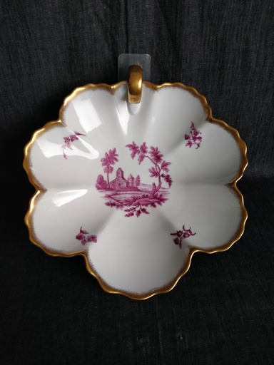 [25060/2] Plat de service en porcelaine de Baudour 