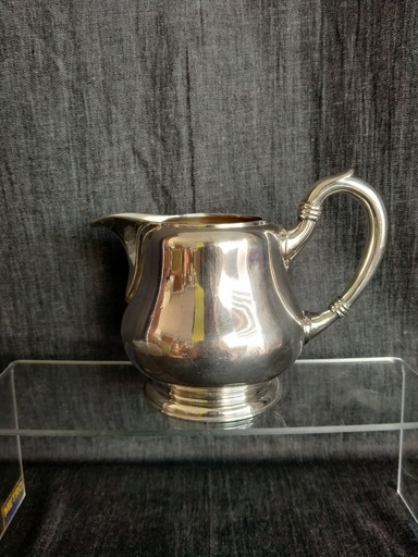 [25035] Pot à lait en métal argenté 