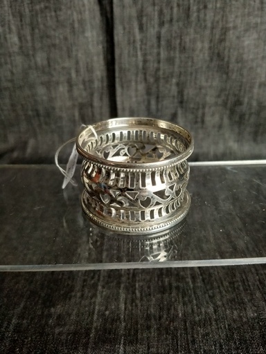 [25071/1] Rond de serviette en argent massif anglais, argent sterling 