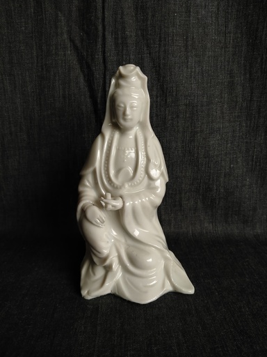 [25074] Chine - Déesse Guan Yin porcelaine blanc de chine 